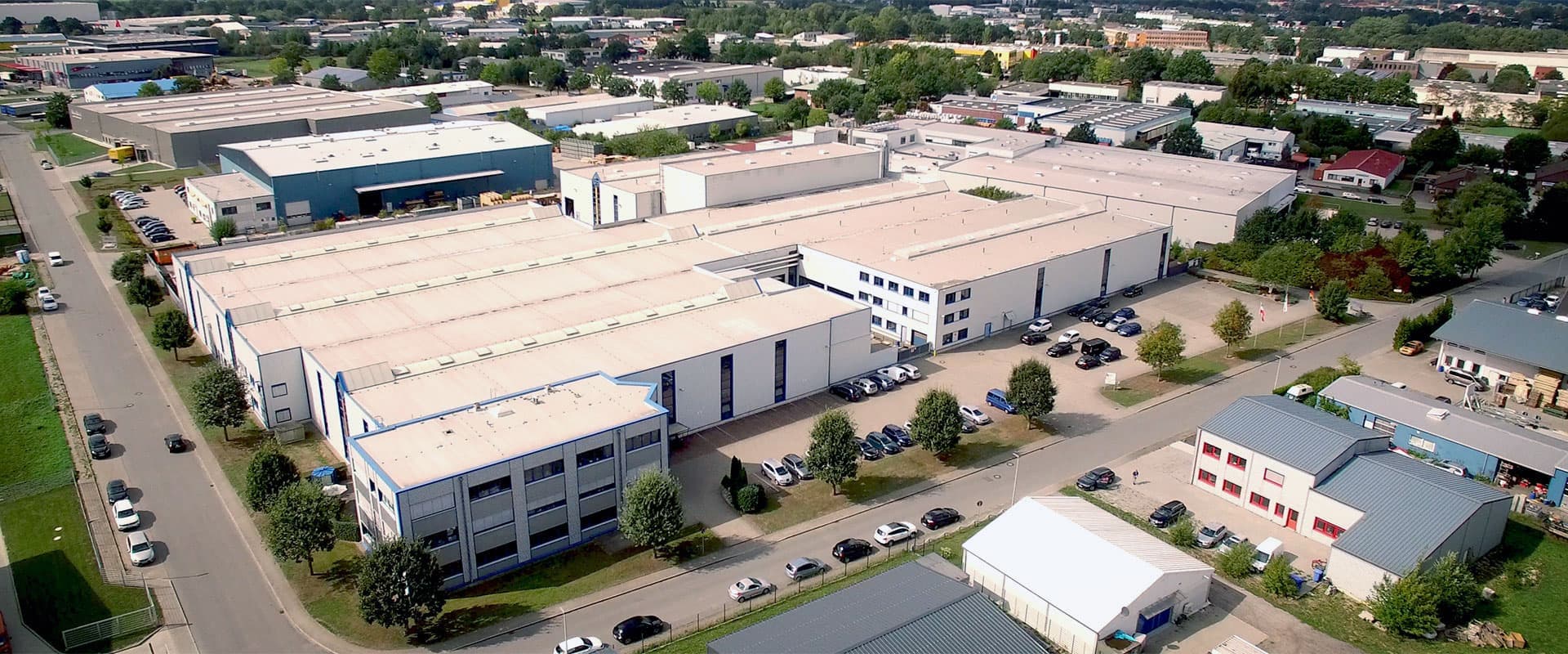 Aerial view of GLEICH Aluminum facility