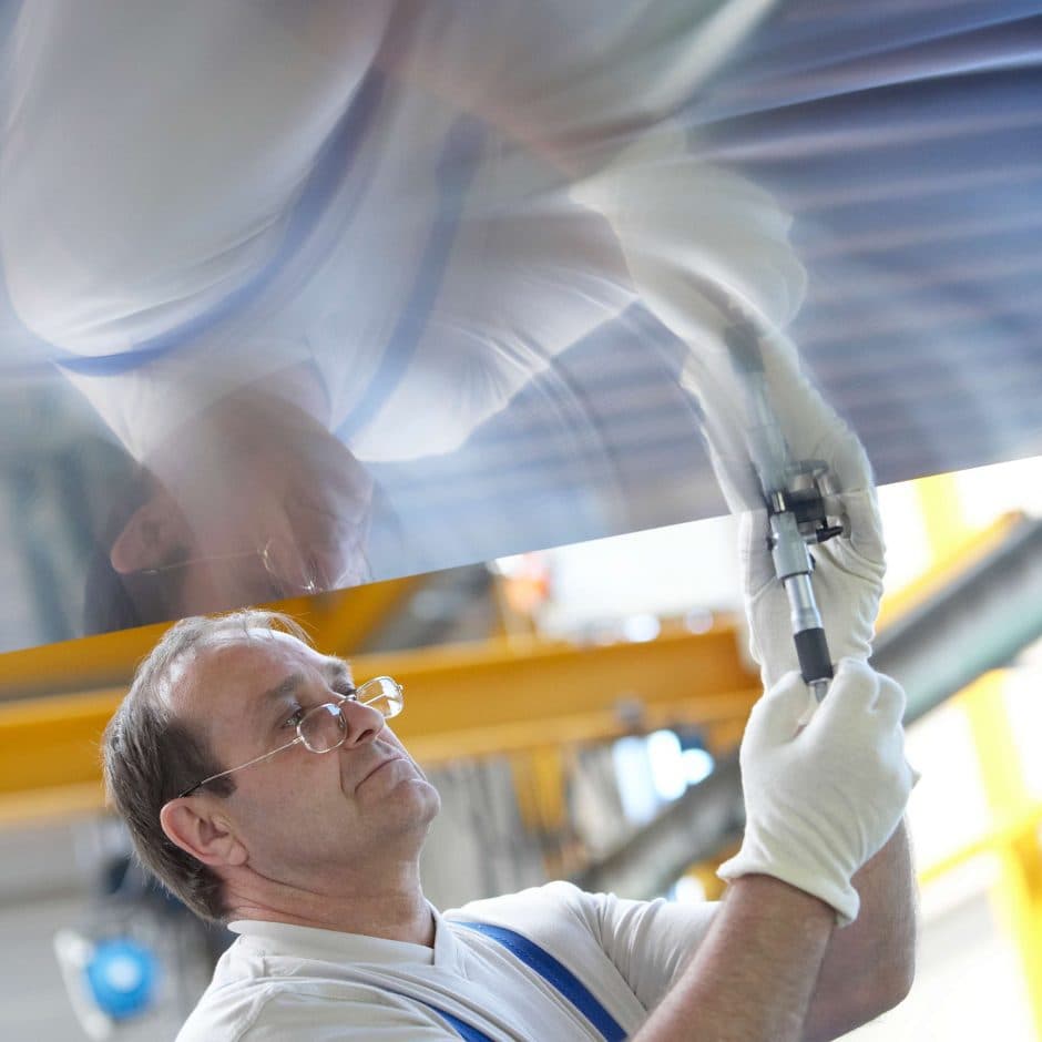 Quality inspection and material testing at GLEICH