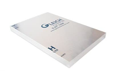 G.AL C250 precision cast aluminum plate, PVC wrapped, as supplied